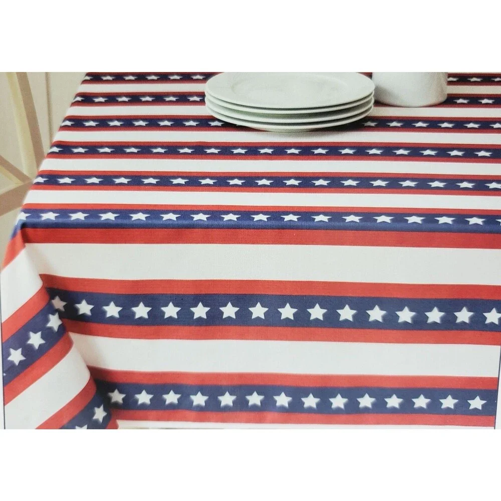 Printed Fabric Tablecloth, 70